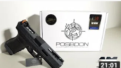 Poseidon P1.8 EVO MOD1 Cerakote灰色金属滑套GBB手枪